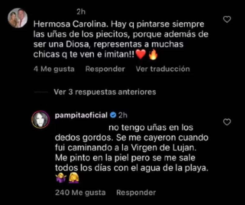 Los comentarios que sirvieron para confirmar la noticia.