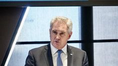 El canciller Pablo Quirno en la Argentina Week de Nueva York, Estados Unidos.
