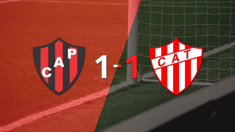 Talleres (RE) logró sacar el empate a 1 gol en casa de Patronato