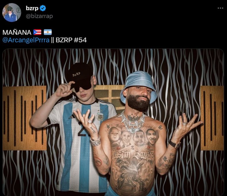 La confirmación de Bizarrap sobre su Music Session #54 con Arcángel.