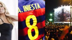 Los festejos en primera persona: las fotos de Viviana Canosa desde Barcelona Los festejos en primera persona: las fotos de Viviana Canosa desde Barcelona