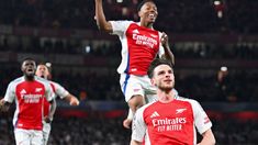 Rice festeja uno de sus tantos de tiros libres. Rice festeja uno de sus tantos de tiros libres.