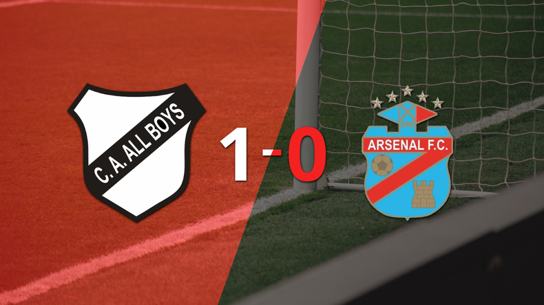 All Boys le ganó a Arsenal por 1 a 0