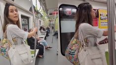 La mujer contó su historia de vida ante los pasajeros de subte y pidió no votar a Milei. La mujer contó su historia de vida ante los pasajeros de subte y pidió no votar a Milei.