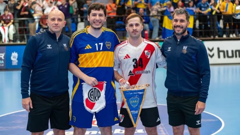River y Boca se enfrentaron por primera vez en&nbsp;handball&nbsp;