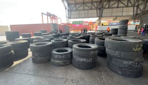 La Aduana frenó importaciones irregulares de neumáticos. La Aduana frenó importaciones irregulares de neumáticos.