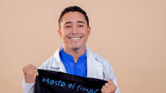 Laverde, uno de los liberados. Laverde, uno de los liberados.