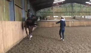 Charlotte Dujardin fue suspendida por maltrato animal.