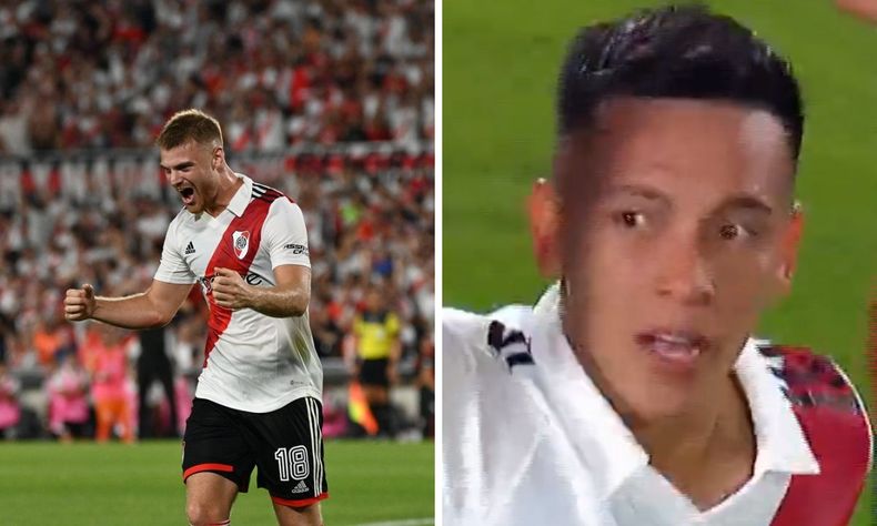 Lucas Beltrán y Esequiel Barco anotaron en el triunfo de River vs Godoy Cruz.