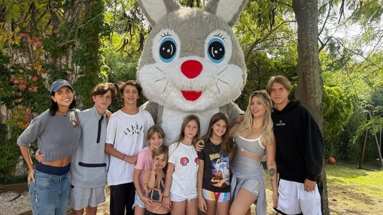 Wanda Nara decidió pasar las Pascuas en familia y lejos de L-Gante.