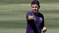 Marcelo Gallardo, DT de River. Marcelo Gallardo, DT de River.
