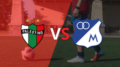 Palestino gana 3-1 a Millonarios con doblete de Felipe Chamorro