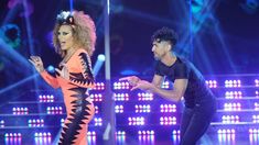 Flor de la Ve volvió a ser la gata de Los Roldán con un divertido cuarteto Flor de la Ve volvió a ser la gata de Los Roldán con un divertido cuarteto