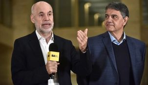 Horacio Rodríguez Larreta y Jorge Macri.