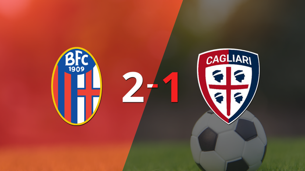 cagliari cayo 2-1 en su visita a bologna