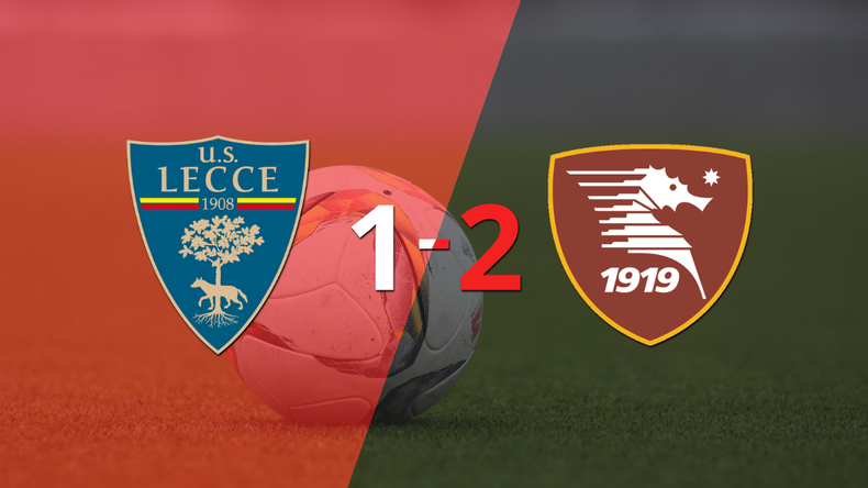 Victoria apretada de Salernitana por 2-1 sobre Lecce