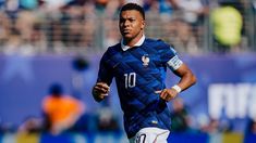 Kylian Mbappé en la Selección de Francia.