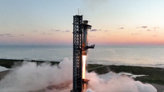 Starship realizó un vuelo de prueba de casi nueve minutos. Starship realizó un vuelo de prueba de casi nueve minutos.