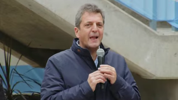 Sergio Massa inauguró un paso bajo a nivel junto con Kicillof y Giuliano.