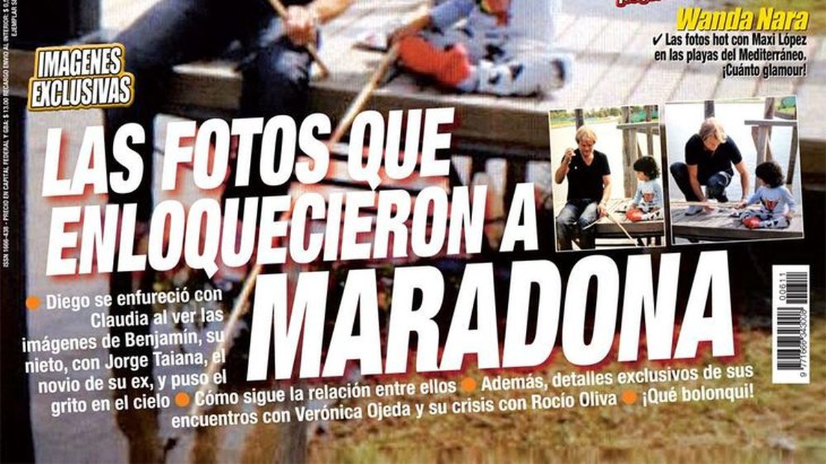 Las Fotos Que Enfurecieron A Maradona El Novio De Villafa E Con Benjam N