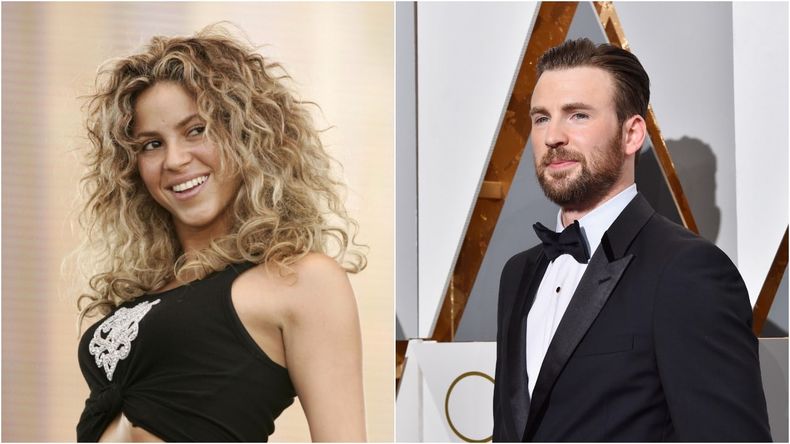 Chris Evans dijo que Shakira es espectacular.