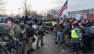 Protesta contra el ICE, en Minneapolis, el 8 de enero. Protesta contra el ICE, en Minneapolis, el 8 de enero.
