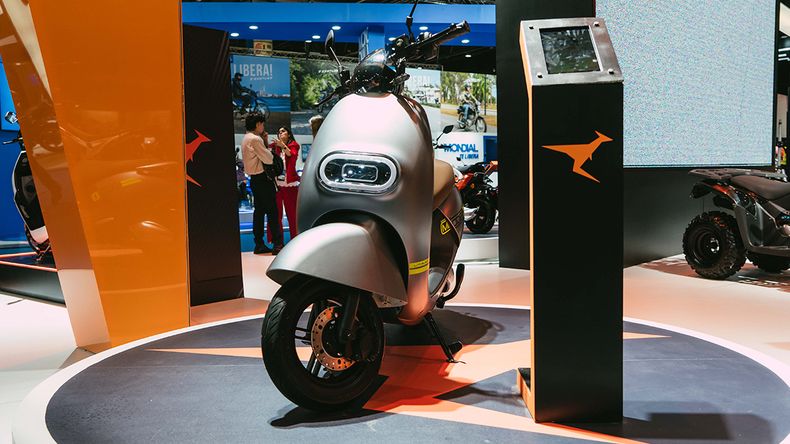 Uno de los prototipos de motos eléctricas presentado por Corven.