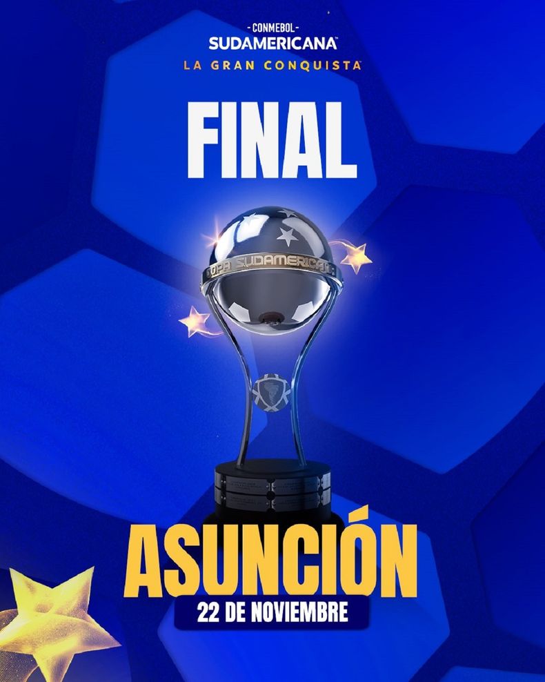 Finalmente, la final de la Copa Sudamericana se jugará en Asunción.