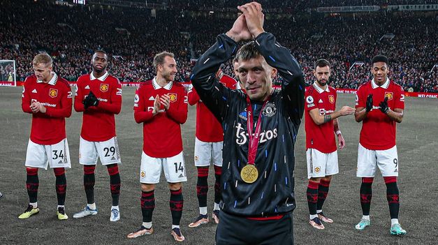 Licha recibió una ovación en Old Trafford.