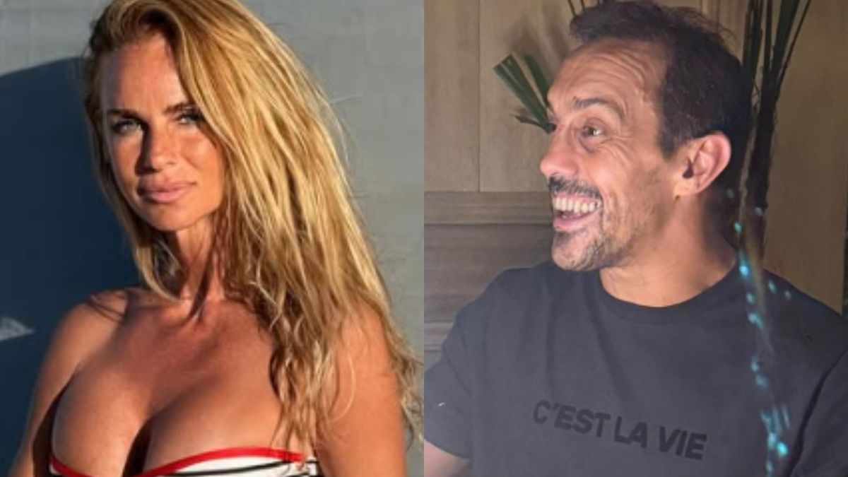 Se filtraron las fotos que confirman el romance: una modelo y un exfutbolista a los besos