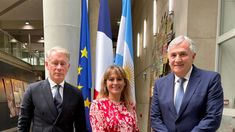 El funcionario jujeño se reunió con autoridades de la Agencia Francesa de Desarollo (AFD).