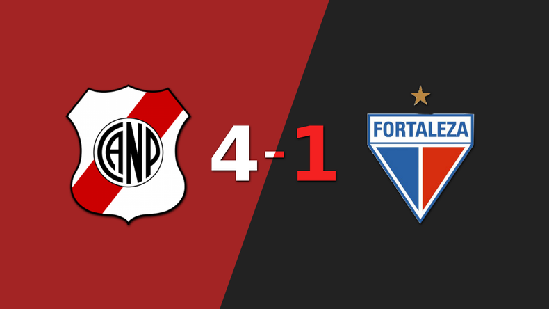 Fortaleza fue superado fácilmente y cayó 4-1 contra Nacional Potosí