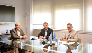 Reunión de Ferraro y Figueroa en Infraestructura