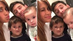 El divertido show de caras y gestos de los Messi en un video casero: Qué linda familia tengo El divertido show de caras y gestos de los Messi en un video casero: Qué linda familia tengo