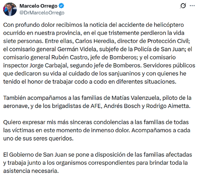 La publicaci&oacute;n de Marcelo Orrego.