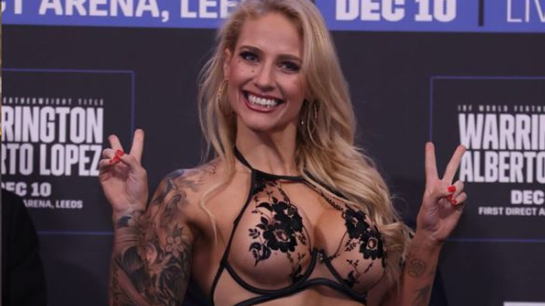 Una luchadora de UFC hizo topless en el pesaje para promocionar su cuenta  de Only Fans