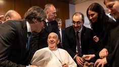 El encuentro con el Papa tuvo lugar en el marco del Encuentro Internacional del Sentido. El encuentro con el Papa tuvo lugar en el marco del Encuentro Internacional del Sentido.