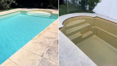 Quiso pintar la pileta como una tendencia en redes y el resultado fue pésimo: Esto me pasa por.... Quiso pintar la pileta como una tendencia en redes y el resultado fue pésimo: Esto me pasa por....