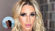 La actriz vistió un traje de baño con un diseño que juntó los colores del momento. La actriz vistió un traje de baño con un diseño que juntó los colores del momento.