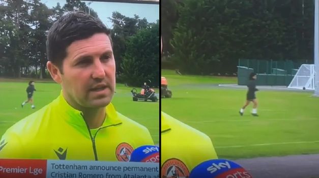 la aparicion de diego maradona en entrevista de escocia