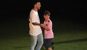 Lionel Messi retó a Ciro Messi. Lionel Messi retó a Ciro Messi.