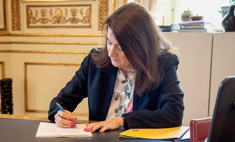 La ministra de Exteriores sueca
