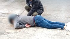 Motochorro abatido por un ex policiía en Morón Motochorro abatido por un ex policiía en Morón