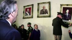 Bendini bajó los cuadros de Videla y Bignone del Colegio Militar. Bendini bajó los cuadros de Videla y Bignone del Colegio Militar.