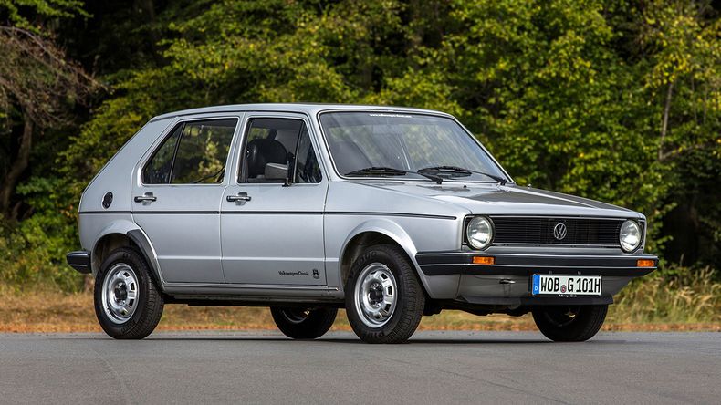 Así lucía la primera generación del VW Golf.