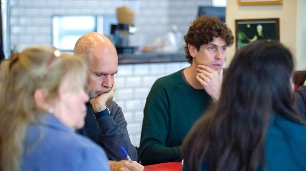 Larreta y Lousteau.&nbsp;