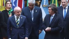 Milei le pasará la presidencia pro témpore del Mercosur a Lula. Milei le pasará la presidencia pro témpore del Mercosur a Lula.