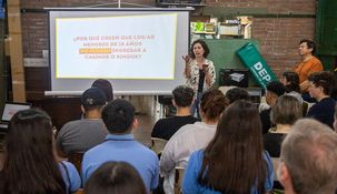 La capacitación inició a principio de mes con foco en 35 alumnos de los últimos años del nivel secundario.