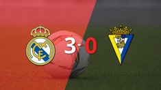 Real Madrid liquidó con una goleada a Cádiz por 3 a 0