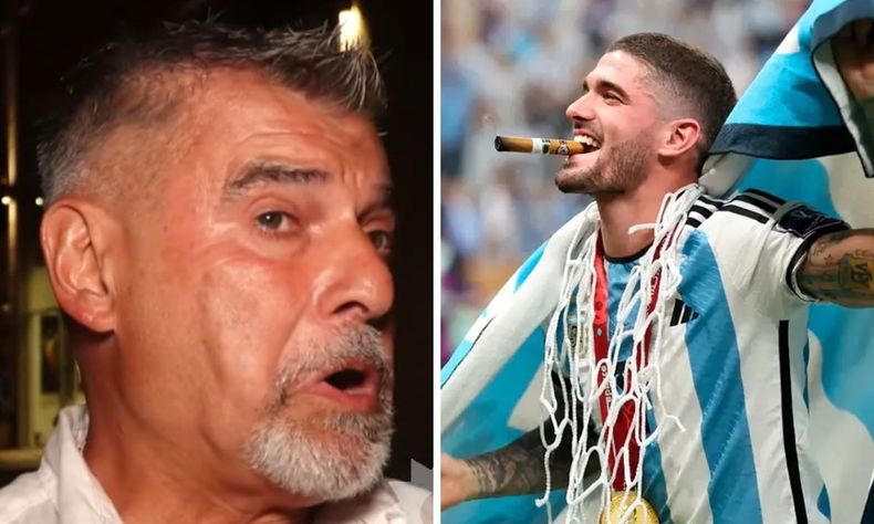 Horacio Homs no perdona a Rodrigo De Paul por la situación de su hija Camila.